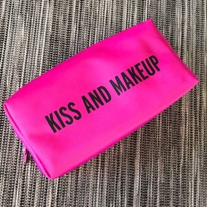 NWOT Kate Spade “Kiss and Makeup” Cosmetic Bag